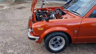 Fully restored 1976 Honda Civic.