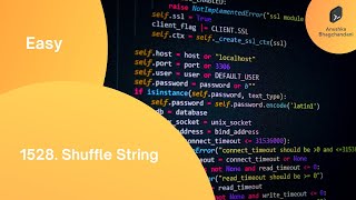 1528. Shuffle String | leetcode String Easy | Java