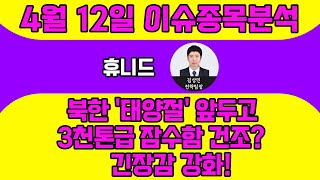 휴니드(005870) - 북한 '태양절' 앞두고 3천톤급 잠수함 건조? 긴장감 강화!