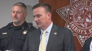 Greenville County sheriff holds press conference on death of deputy