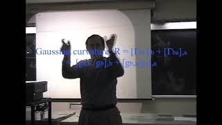 1 Gaussian curvature formula, his notation, explanation