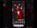 Making shadow rockstar foxy