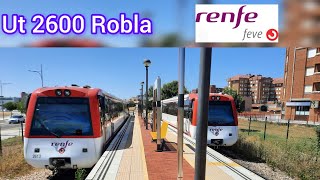 RECOPILACION DE LAS UT 2600 DE RENFE FEVE EN EL FERROCARRIL DE LA ROBLA