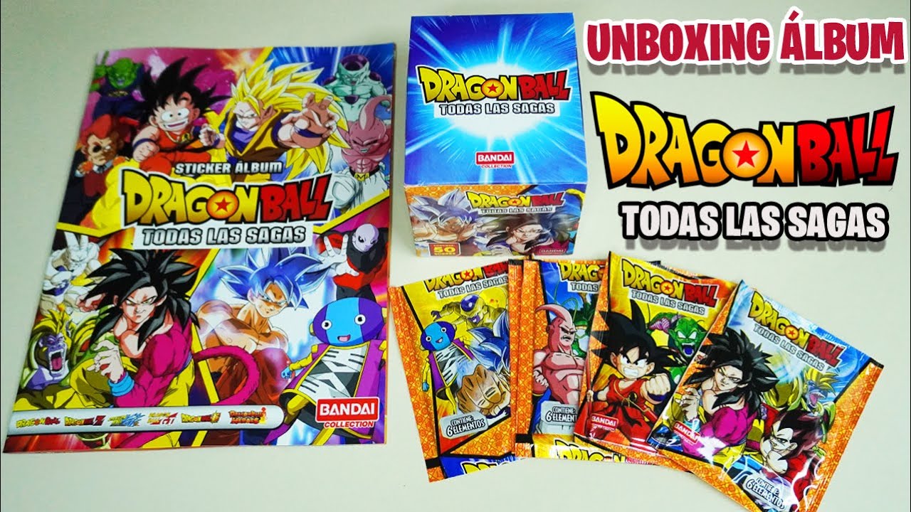 Álbum Dragon Ball Todas Las Sagas 2023: Unboxing Colección Definitiva ...