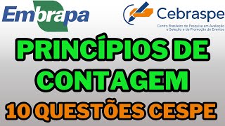 EMBRAPA COMPETITION - COMBINATORIAL ANALYSIS: Counting - MATHEMATICS from CEBRASPE Board #cebrasp...