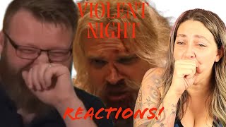 Reactors Surprised By What They Saw! Violent Night Trailer Reaction Mashup