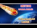 DETIK-DETIK meteor Gamma Normid jatuh di pagimana Luwuk terlihat sangat jelas