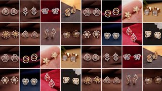 Latest Diamond earrings design for Daily use ||Diamond Stud earrings design 2024 ||Studs Design