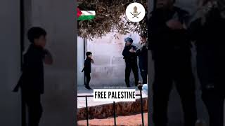 Brave Palestinian Kid 🇵🇸| Free Palestine Free Al Aqsa|Palestine attitude| #shorts #palestine #viral
