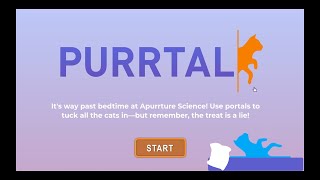 Purrtal - Sending cats to bed with portals