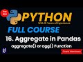 aggregate function in Python | pandas.DataFrame.aggregate | pandas.DataFrame.agg