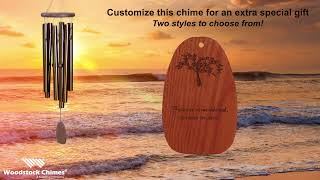 Personalize It! Sympathy Amazing Grace Chime - Medium, Bronze, Forever