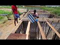 construction techniques of roof_building roof slab formwork shuttering accurately roofing work