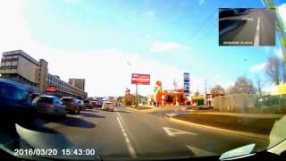 Зеркало видео-регистратор с камерой заднего вида  Vehicle Blackbox DVR