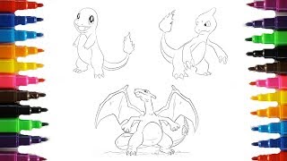 Charmander Pokemon Coloring Page