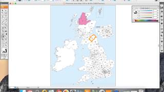 UK Postcode Map Editing with Adobe Illustrator