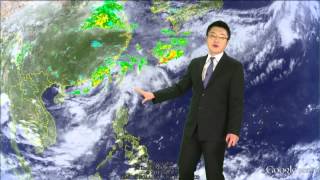 2014/06/15 7號颱風哈吉貝襲台機率低 留意外圍環流帶來降雨