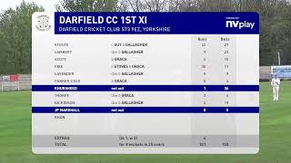 Darfield 1st  XI v Doncaster Town 2nd XI