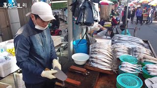 Young Handsome Fish Seller Who Gave Up His Dream.