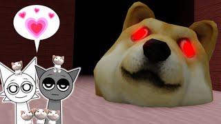 Wenda And Gray Sprunki Rescue Their Kitten Family From Hungry Doges - Roblox - COMPILATION