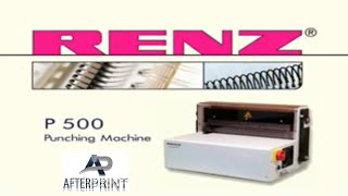 Renz Punch 500 Heavy Duty Punching Machine - A Quick Demonstration Video