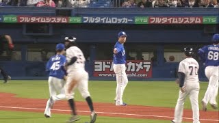 -2023.04.20-【NPB】５回裏 柳裕也 一死満塁の絶対絶命機にオスナを遊ゴ併殺でピンチ脱出 中日ドラゴンズ（vs東京ヤクルト