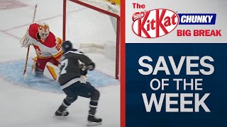 Markstrom Robs Winnipeg Jets 2-on-0 Chance | NHL Saves Of The Week