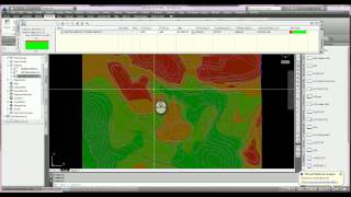 CIVIL3D  CUT AND FILL VOLUMES AND ELEVATIONS ANALYSIS DISPLAY