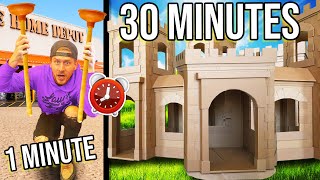 SPEED BUILDING FORTS! *HOME DEPOT ITEMS ONLY*