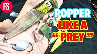 “POPPER LIKE A PREY” | Fishing | Fishing Video | Catch More Fish  |  Customized Fishing Popper Lures