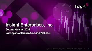 Insight Enterprises NSIT Q2 2024 Earnings Presentation