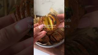 FoodieFinder1: airfryer garlic\u0026herb hasselback potatoes✨ recipe \u0026 instructions on TikTok \u0026 Instagram