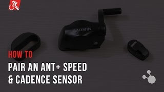 How To: Pair an ANT+ Speed & Cadence Sensor