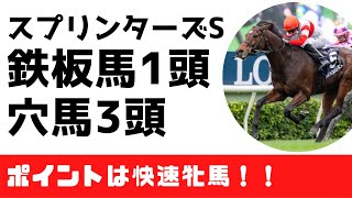 【スプリンターズS2021】ポイントはアノ快速牝馬？！スプリンターズステークス2021見解【競馬予想】