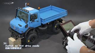 ScaleArt 1/14 R/C hydraulic Unimog U4000 Model full functions show