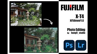 Photo Edit  | 만화영화 색감으로 보정하기 | 후지필름  | Fujifilm | Lightroom \u0026 Photo Shop | 라이트룸 \u0026 포토샵 | 포토샵 | 사진보정