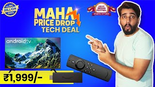 Flipkart Big Billion Days & Great India Sale great offer on Smart TV and Fire Stick.