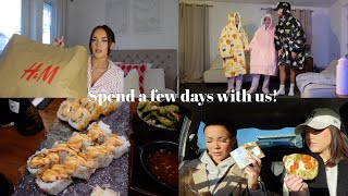 Spend a few days with us | Sushi dates, shopping haul! Immie and Kirra