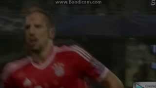 Franck Ribéry - All 3 Goals - Champions League - 2013-14