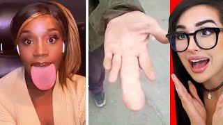 People With Unique Features On Tik Tok!