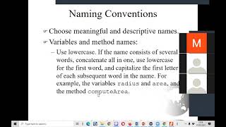 Chapter 2 Elementary Programming in Java