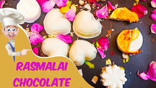 Rasmalai Homemade Chocolates | Fusion Recipe for Birthdays and Festivals | Center Filled Chocolate |