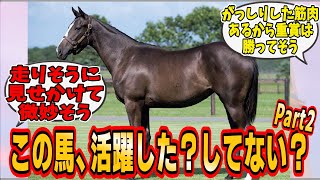 【Part2】1歳馬の写真を貼るからその馬が活躍したかどうかを当てよう に対するみんなの反応