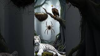 Tiger + Spider + Eagle #hybridanimals #animals #animalhybrid #tiger #spider #eagle