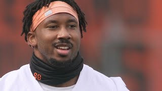 Myles Garrett on facing the Steelers for the first time since the helmet incident