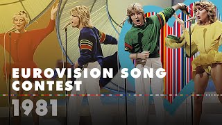 EUROVISION SONG CONTEST 1981 (Full show - Reconstruction)