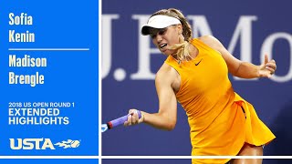 Sofia Kenin vs. Madison Brengle Extended Highlights | 2018 US Open Round 1