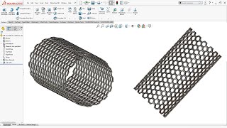 SolidWorks Tutorial | Hexagonal (Honey Comb) pattern in SolidWorks