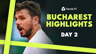 Wawrinka Battles Borges; Goffin, Shapovalov & More In Action | Bucharest 2024 Day 2 Highlights