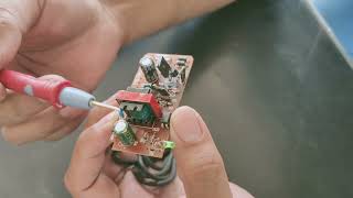 ซ่อมอะแดปเตอร์ 12v กล้องวงจรปิด อาการไฟตก เหลือ 9V